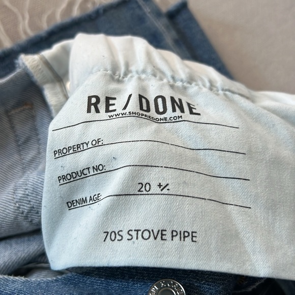 RE/DONE
High-Rise Distressed 70s Stovepipe Jeans - Picture 6 of 6